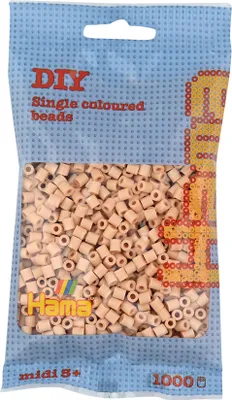 Zdjęcie produktu dla Hama Bgelperlen midi, beige, im Beutel