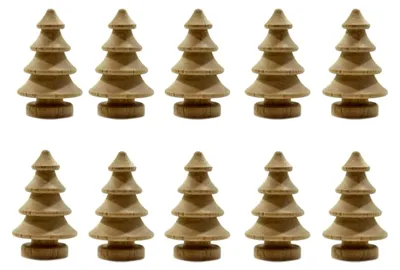 Produktbild von 10 Stück unfertige Holzpuppen zum Basteln