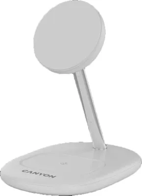 Zdjęcie produktu dla Canyon Ładowarka Bezprzewodowa Wcs-205 15W Qi2 2W1 Biała