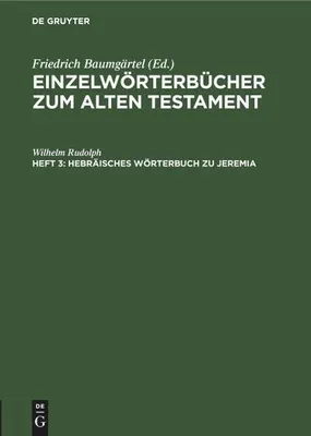 Produktbild von Hebräisches Wörterbuch zu Jeremia