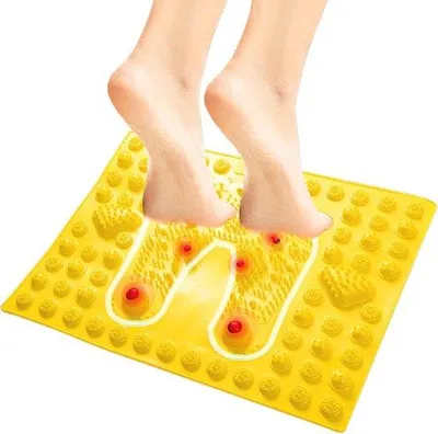 Produktbild von Famanu Akupressur Fußmatte zur Reflexzonenmassage - Ideal bei Fußschmerzen, Fersenschmerzen und Arthritis