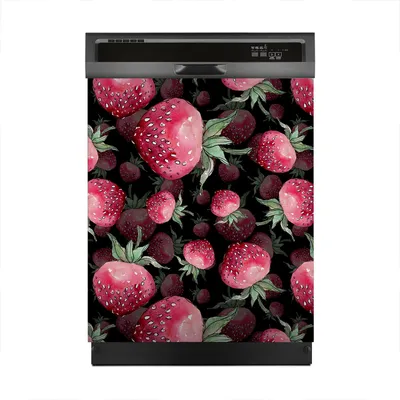Produktbild von Magnete Dekorative 60x70 cm Küche Magnetmatte Spülmaschine - Erdbeere Obst