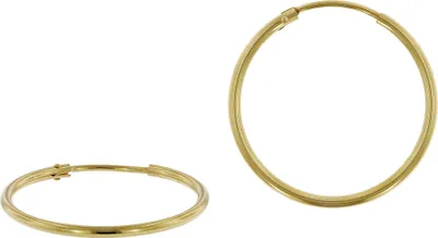 trendor 51166 Damen Ohrringe Gold 333 / 8K Creolen Breite 1,5 mm Ø 25 mm 1