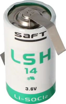 Zdjęcie produktu dla SAFT LSH14CNR Bateria litowa 3.6V 5500mAh z lutowanymi wypustkami w kształcie litery Z