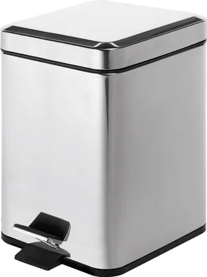 Immagine prodotto di Elegante cestino per rifiuti - compatto e pratico - 3 litri - acciaio inossidabile