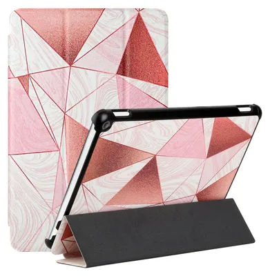 Image de Pour Amazon Kindle Fire HD10 / HD10 Plus 2021, étui Wake UP Smart Cover à 3 volets, motif 7