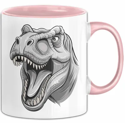Produktbild von Dinosaurier Tier Tasse Geschenk Lustige Geschenkidee Spruch (Rosa)