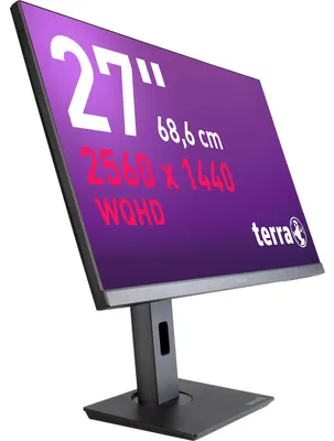 Produktbild von TERRA LCD/LED 2775W PV V3, 68,6 cm (27"), 2560 x 1440 Pixel, Wide Quad HD, LED, 5 ms, Schwarz