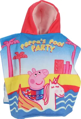 Produktbild von Peppa Pig Badeponcho Schnell Trocknend für Strand und Pool