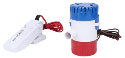 Produktbild von 12 V 750 GPH elektrische Bilgenpumpe mit 12 V 24 V 32 V automatischer Marine-Schwimmerschalter für Wohnmobil-Yachtboot