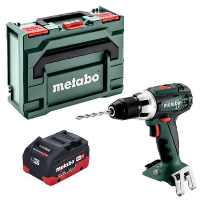 Zdjęcie produktu dla Akumulatorowa wiertarko-wkrętarka Metabo BS 18 LT 18 V 60 Nm + 1x akumulator LiHD 5,5 Ah + metaBOX - bez ładowarki