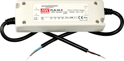 Produktbild von MEANWELL PLN-30-12, Installationsnetzteil, 30W 12V 2,5A CV+CC