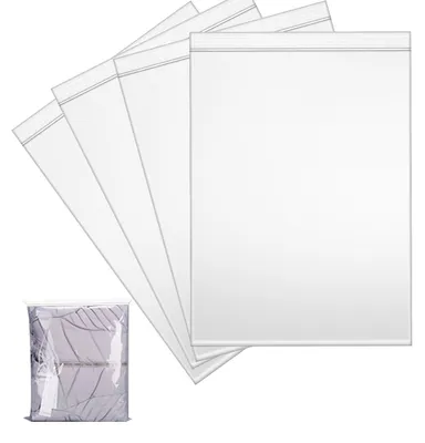 Aufbewahrungsbeutel 40x60 cm, 20 Stück, transparent, wiederverschließbar