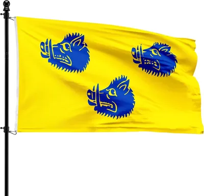 Produktbild von Gemeindeflagge Wommelgem, 90 x 150 cm, Polyester, für Fahnenmast