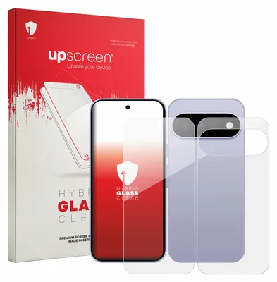 Produktbild von upscreen Schutzglas für Google Pixel 11 (Display+Rückseite) Schutzfolie Panzer Folie Glas Display Schutz klar