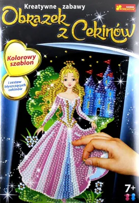 Produktbild von RANOK-CREATIVE Paillettenbild Prinzessin 22126