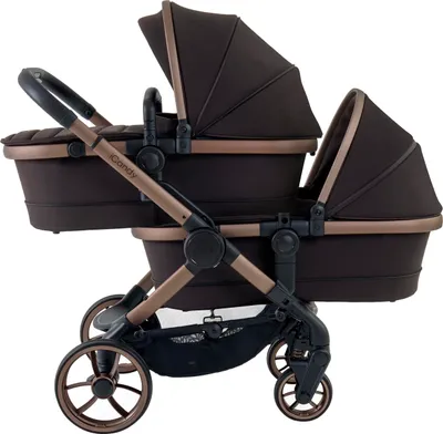 Produktbild von ICandy Peach 7 Twin Kinderwagen - Pecan | Tweelingwagen