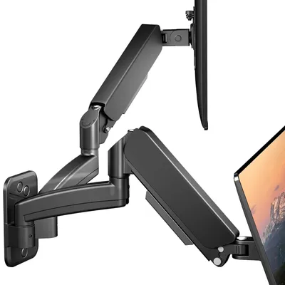 Produktbild von Monitor-Wandhalterung für 2 Monitore, 17–32 Zoll, bis 9 kg, VESA 75x75/100x100 mm, schwenkbar