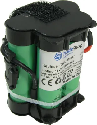 Produktbild von Trade-Shop Premium Li-Ion Akku 18V / 2500mAh für Gardena Mähroboter R38Li R50Li R75li R40Li R45Li R70Li R80Li R80 LI 124562 Flymo Robotic Lawnmower 1200R Husqvarna Automower 105 305 308 308x