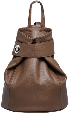 Produktbild von Caspar Großer Damen Leder Rucksack Eleganter City Backpack - CLASSIC LINE - Modell No.790 - Italy