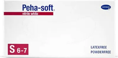 Obrázek produktu pro Hartmann Peha-Solf nitril bílý bez pudru malá velikost