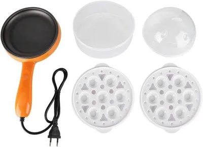 Image de Poêles électriques antiadhésives avec cuiseur à œufs 220 V