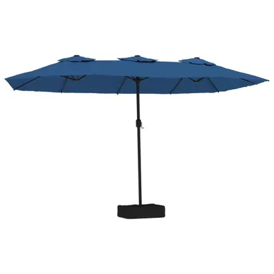 Immagine prodotto di vidaXL Ombrellone doppio azzurro 449x265 cm