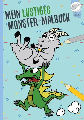 Produktbild von Mein lustiges Monster - Malbuch