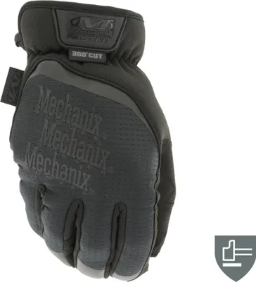 Produktbild von Mechanix FastFit Covert D4-360 Schnittschutzhandschuh : Schwarz S