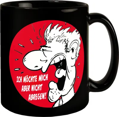 Produktbild von Ich möchte mich aber nicht abregen Tasse