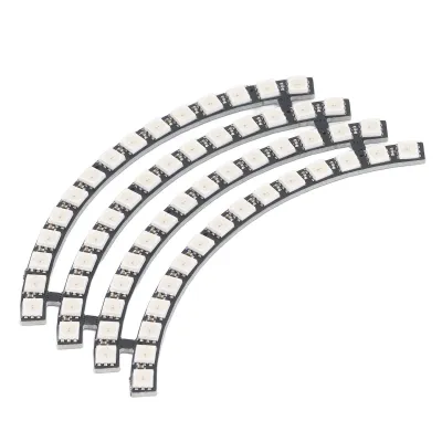 Obrázek produktu pro LED světelný modul, LED kroužkový světelný modul, 60 bitů LED deska lampy, LED kroužková světelná deska, WS2812 5050 RGB deska lampy, kulatá RGB LED deska lampy
