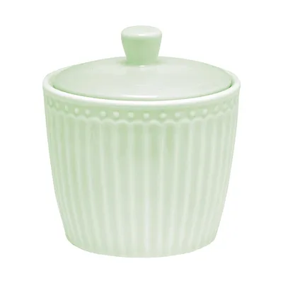 Produktbild von Greengate Alice Zuckerdose pale green 10 cm