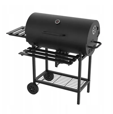 Zdjęcie produktu dla Grill Węglowy Duży Ogrodowy Bbq Popielnik Termometr 3 Ruszta Kółka Ky740A-1