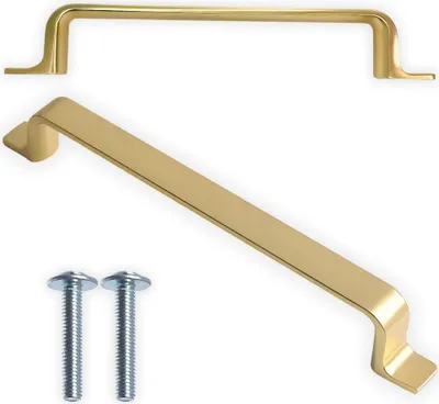 Produktbild von Griff Reling für Möbel Küchenschubladen Gold Loft Retro Modern 128