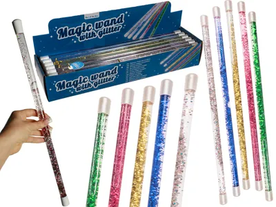 Produktbild von Glitter Zauberstab, farblich sortiert, 1Stück