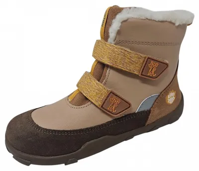 Produktbild von Affenzahn Winty Tiger Klettstiefel Braun