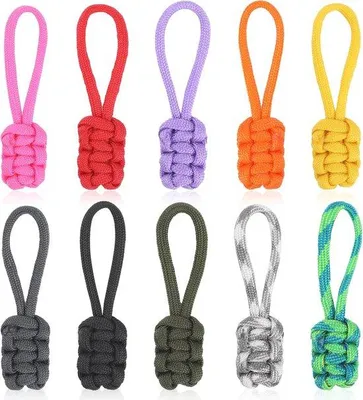 Produktbild von Reparatursatz für Reißverschlüsse, 10 Nylonzüge, Metallzippers