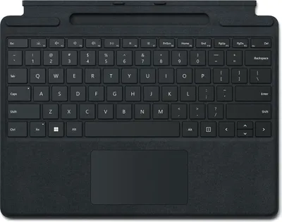 Produktbild von Microsoft Surface Pro Signature Keyboard, QWERTY, Italienisch, Touchpad, Microsoft, Surface Pro 8 Surface Pro X, Schwarz