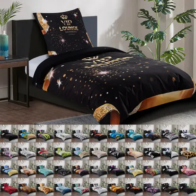 Produktbild von SANILO® Bettwäsche 135x200 cm, 100% feinste Baumwolle, 2-teilig, Bettbezug, Kissenbezug 80x80cm - VIP Lounge