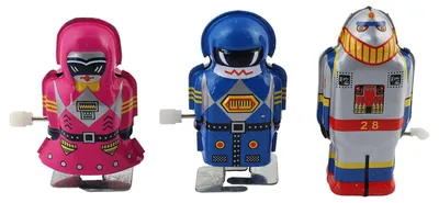 Produktbild von Roboter - Mini Roboter - Blechroboter Set