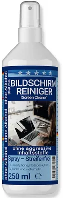 Produktbild von 250ml Bildschirmreiniger Spray | gegen Fettflecken & Fingerabdrücke | für alle Displays, Tablets, Handys & Monitore