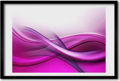 Produktbild von Bild 60x40 MDF-Rahmen, Wandkunst Wellen Hintergrund