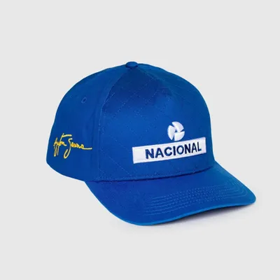 Produktbild von Ayrton Senna Kappe, nacional, gesteppt, blau