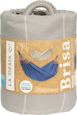 La Siesta Klassische Doppel-Hängematte Outdoor grau