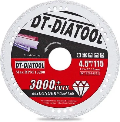 Produktbild von Diamantschleifscheibe 115 mm für Metall und Stahl