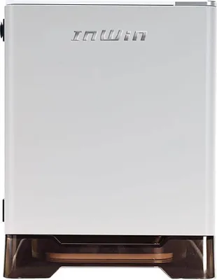 Produktbild von In Win A1 PLUS, Mini Tower, PC, Weiß, Mini-ITX, SECC, Gehärtetes Glas, Blau, Grün, Rot