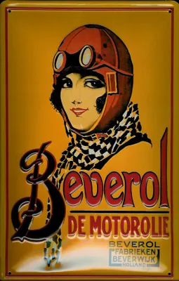 Produktbild von Blechschild Nostalgieschild Beverol Motoröl Holland