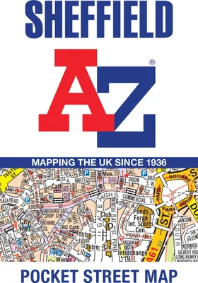 Produktbild von Sheffield A-Z Pocket Street Map
