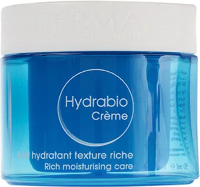 Produktbild von Bioderma Hydrabio, Reinigungscreme, trockene Haut, Empflindliche Haut, Sehr trockene Haut, Feuchtigkeitsspendend, Nährend, Weichmachend, 50 ml, 1 Stück(e)