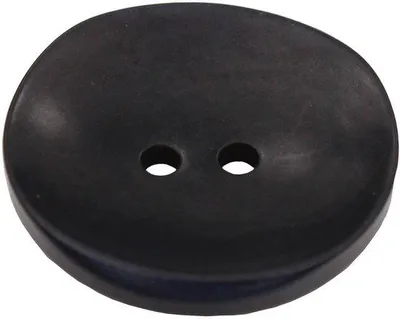Produktbild von Korozo Knöpfe schwarz 6 Stück 23mm